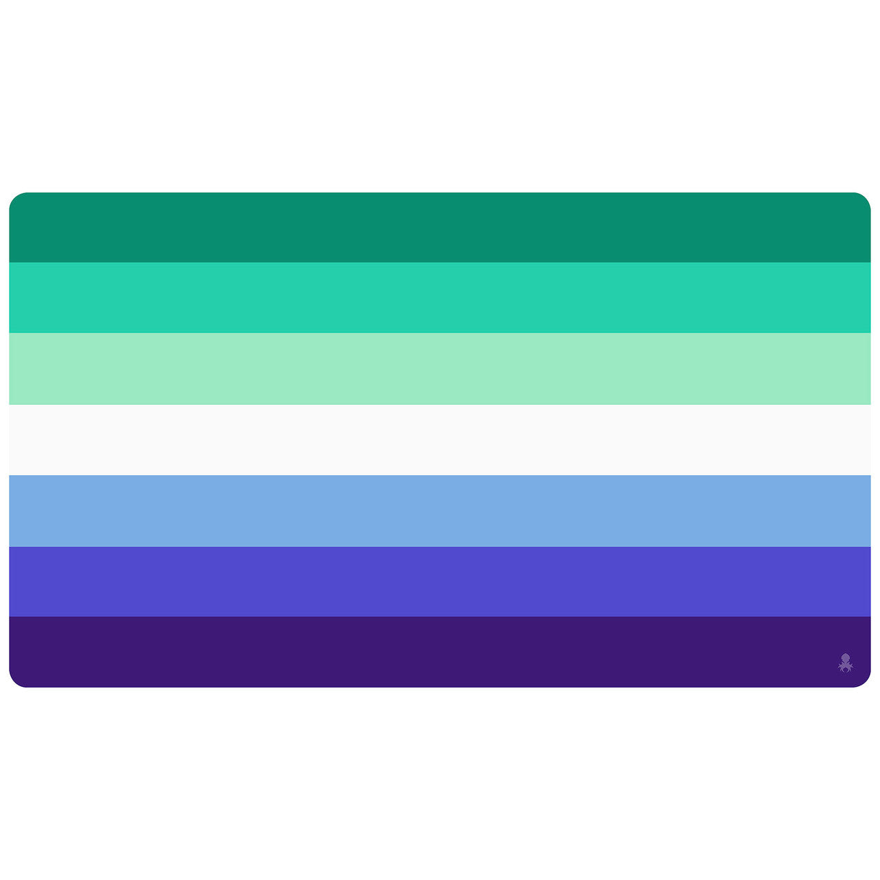 Gay-Men Pride Flag Game Mat